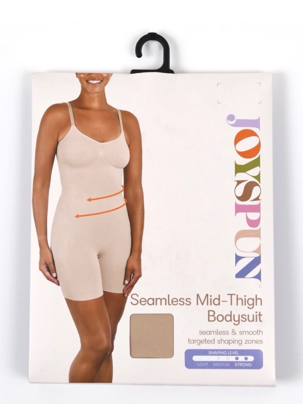 Seamless Mid-Thigh Bodysuit - Nude